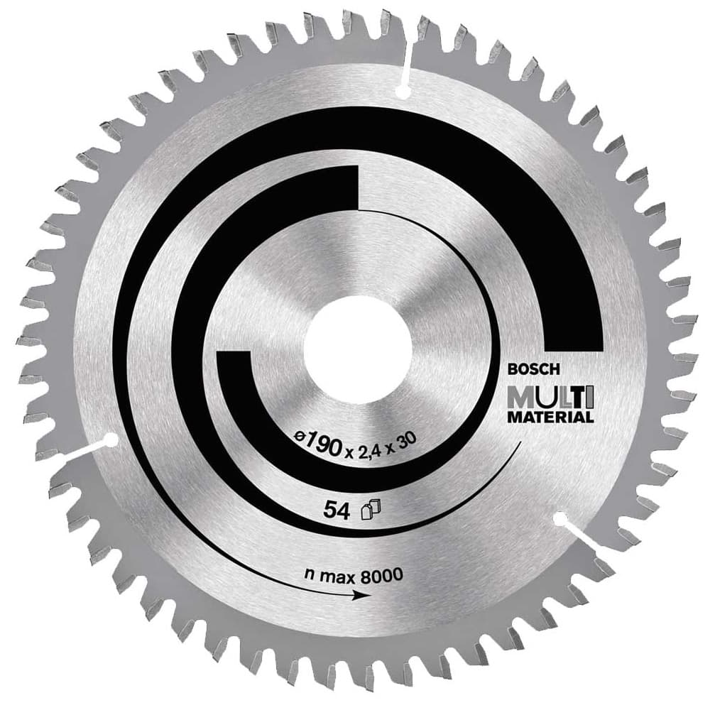 BOSCH MULTİMATERİAL DAİRE TESTERE 190*30 MM 54 DİŞ