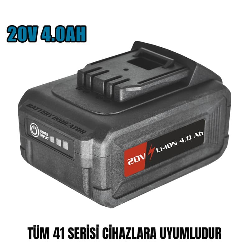 CAT4198 CATPOWER YEDEK AKÜ 41 SERİSİ 20V 4.0 AH 41 SERİSİ ÜRÜNLER İLE UYUMLUDUR