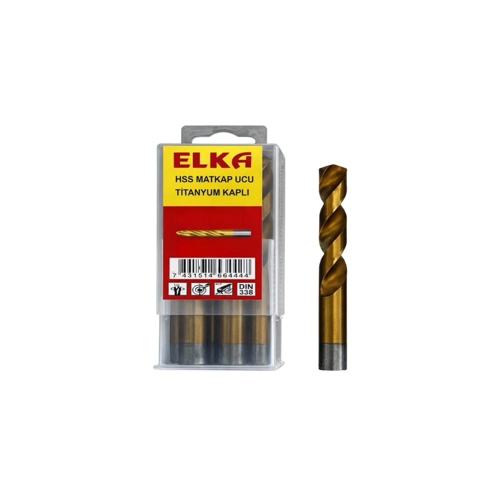ELKHSST04 HSS MATKAP UCU TİTANYUM 4MM