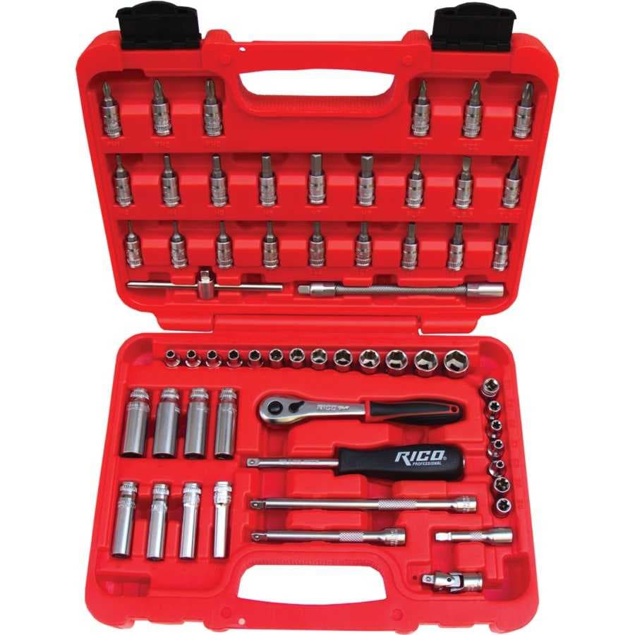 006RC1012 RICO LOKMA TAKIMI 6 KÖŞE 1/4" 60 PARÇA